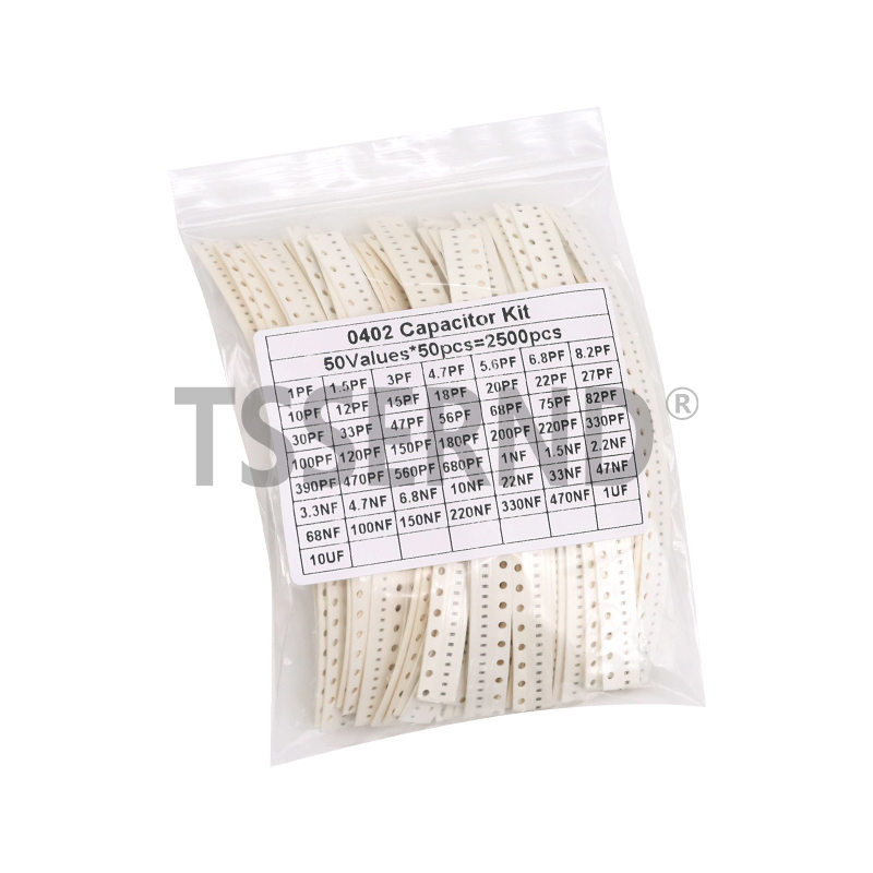 Capacitor Kit Assortment - 2500 adet 0402 0603 0805 SMD