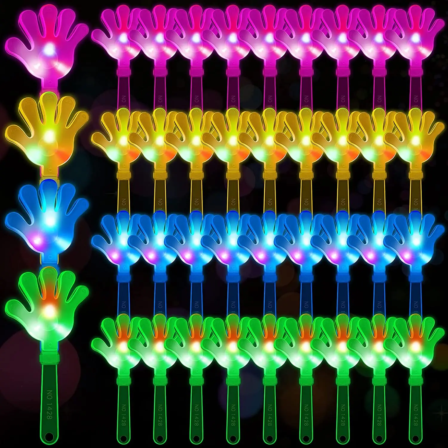 Diy Halloween Electronics - 12 adet El Clappers Light up