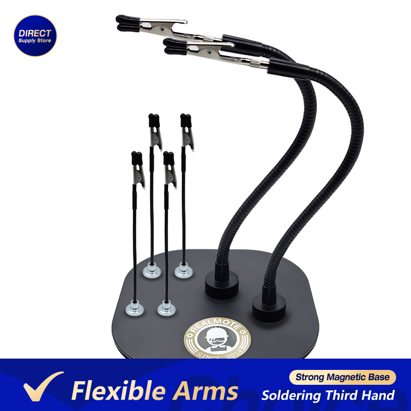 Diy Electronics Tools - Güçlü Manyetik Tabanlı Üçüncü El Lehimleme,