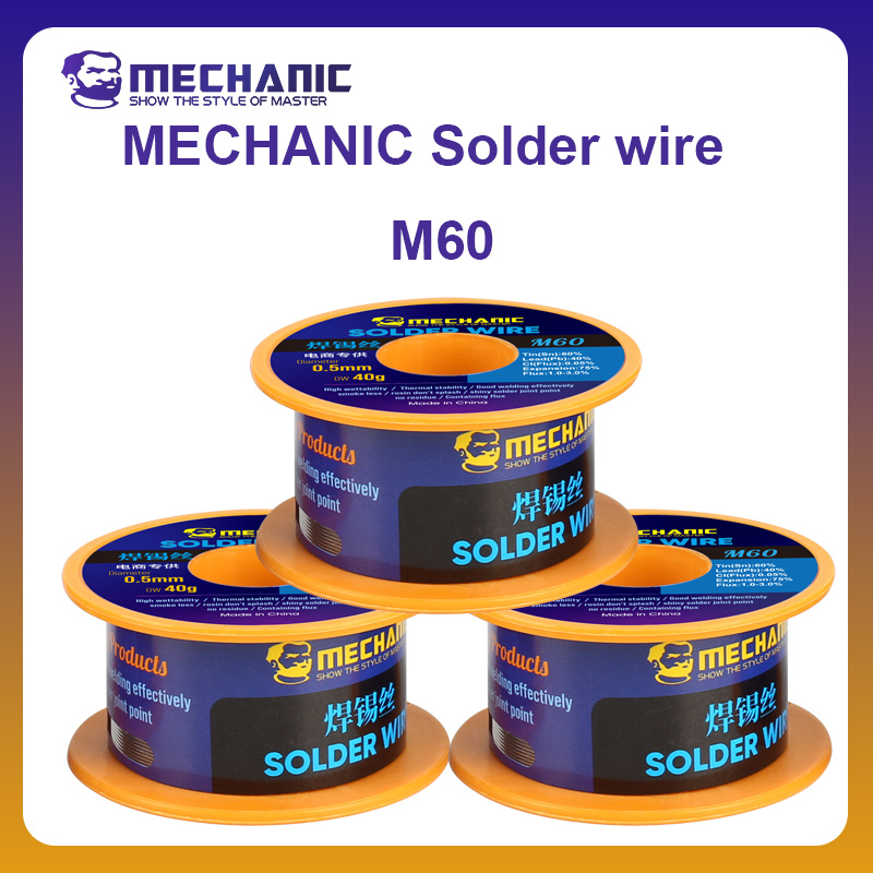 Diy Electronics Flux - MECHINC RESMİ Lehim Teli M60 40g