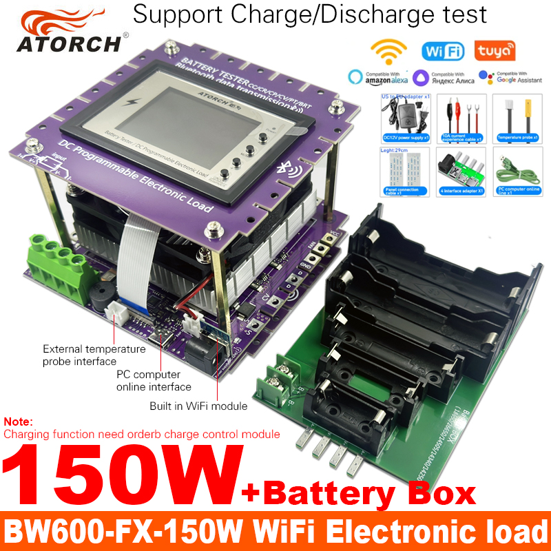 Diy Electronic Load - BW600-FX-150W DC1-200V 30A WiFi Tuya Elektronik