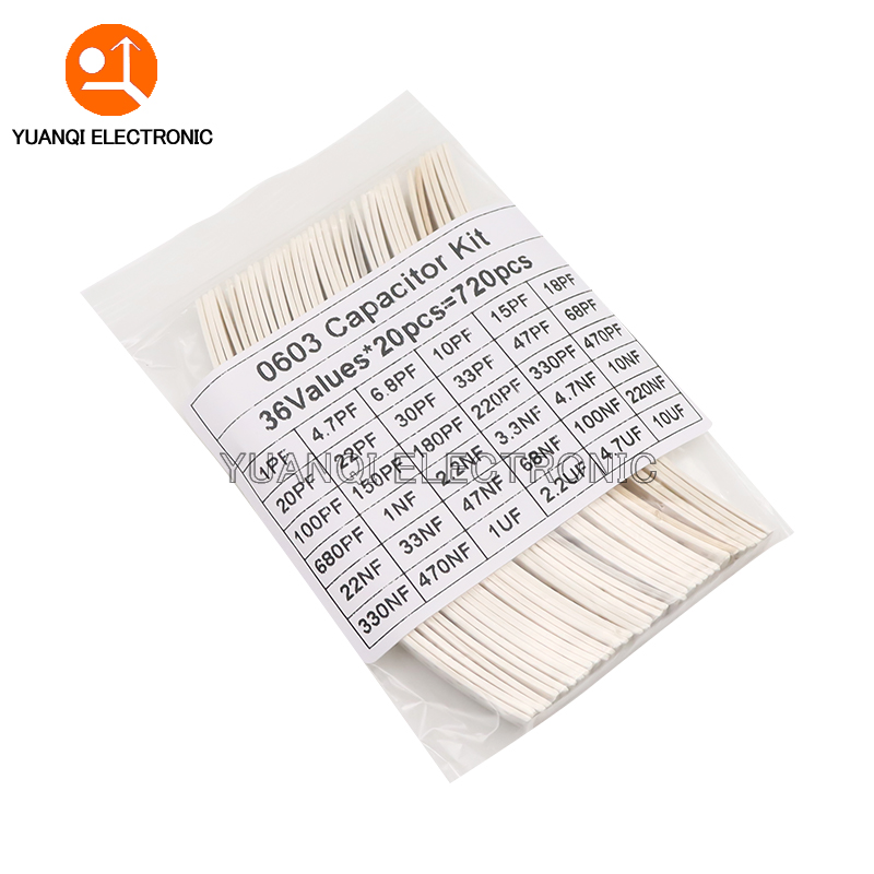 Capacitor Kit Assortment - 320 adet 720 adet 0603 0805