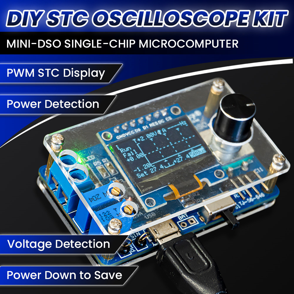 Oscilloscope Dso Mini - DIY Mini dijital osiloskop elektronik kiti