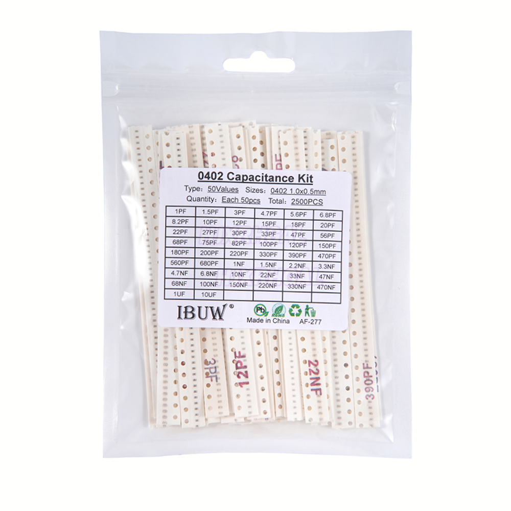 Capacitor Kit Assortment - 0402 SMD seramik kapasitör çeşitli kiti