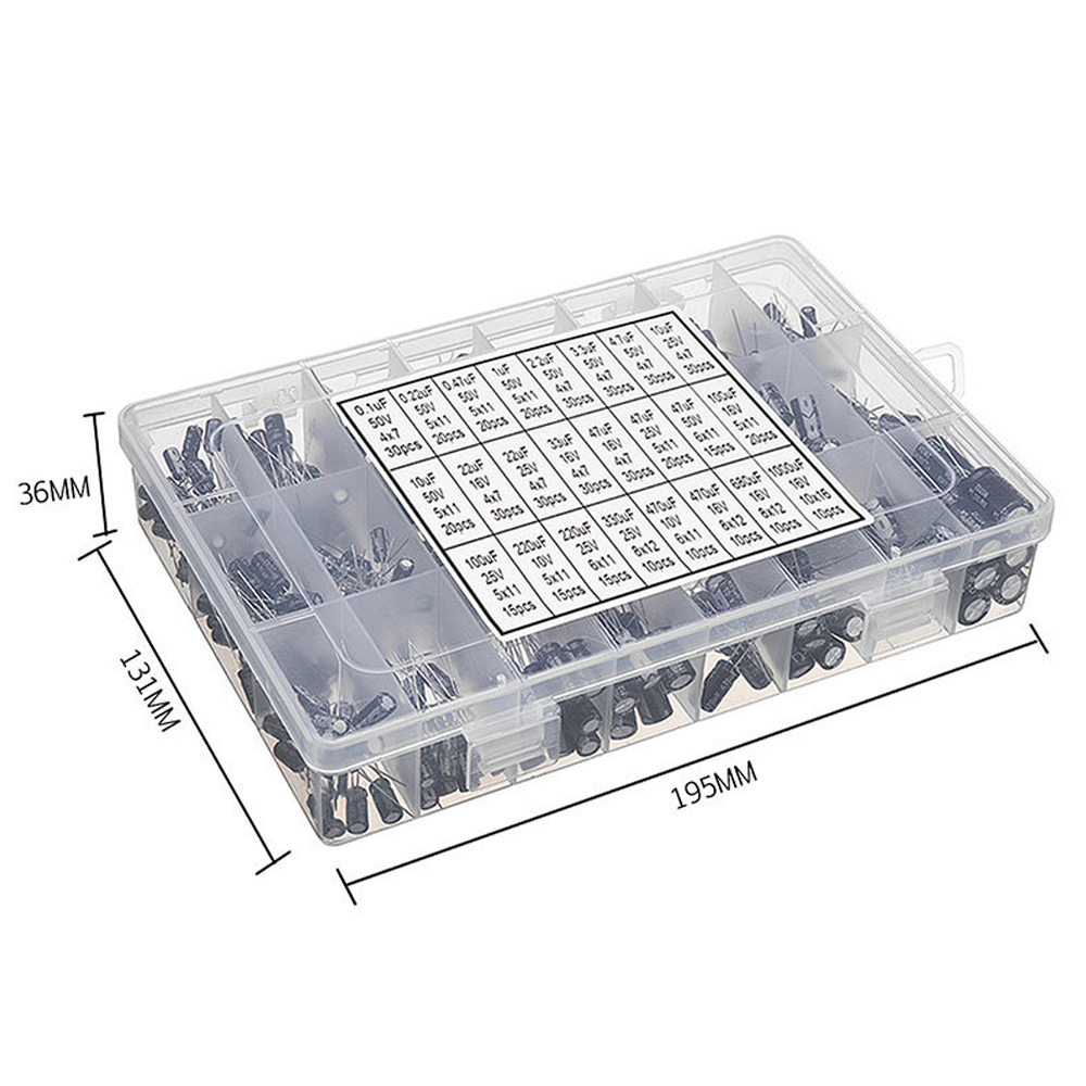500 Adet Elektrolitik Kondansa - Capacitor Kit Assortment incelemesi ve fiyatı