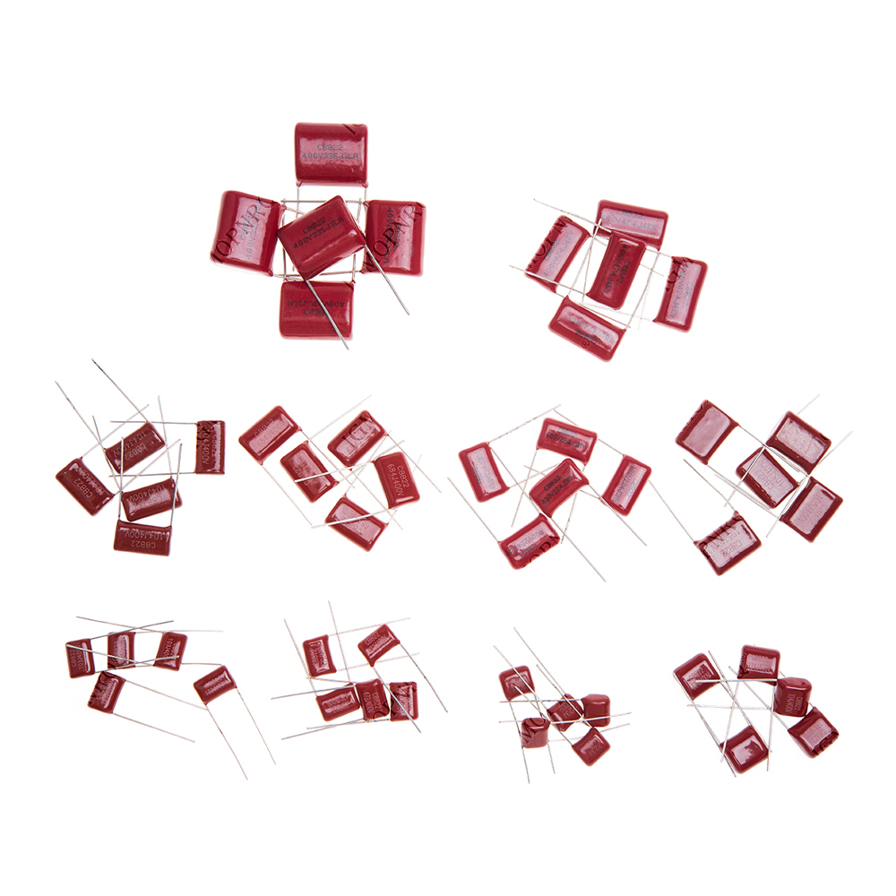KIT 50PC=10değer*5PCS Metalize - Capacitor Kit Assortment incelemesi ve fiyatı