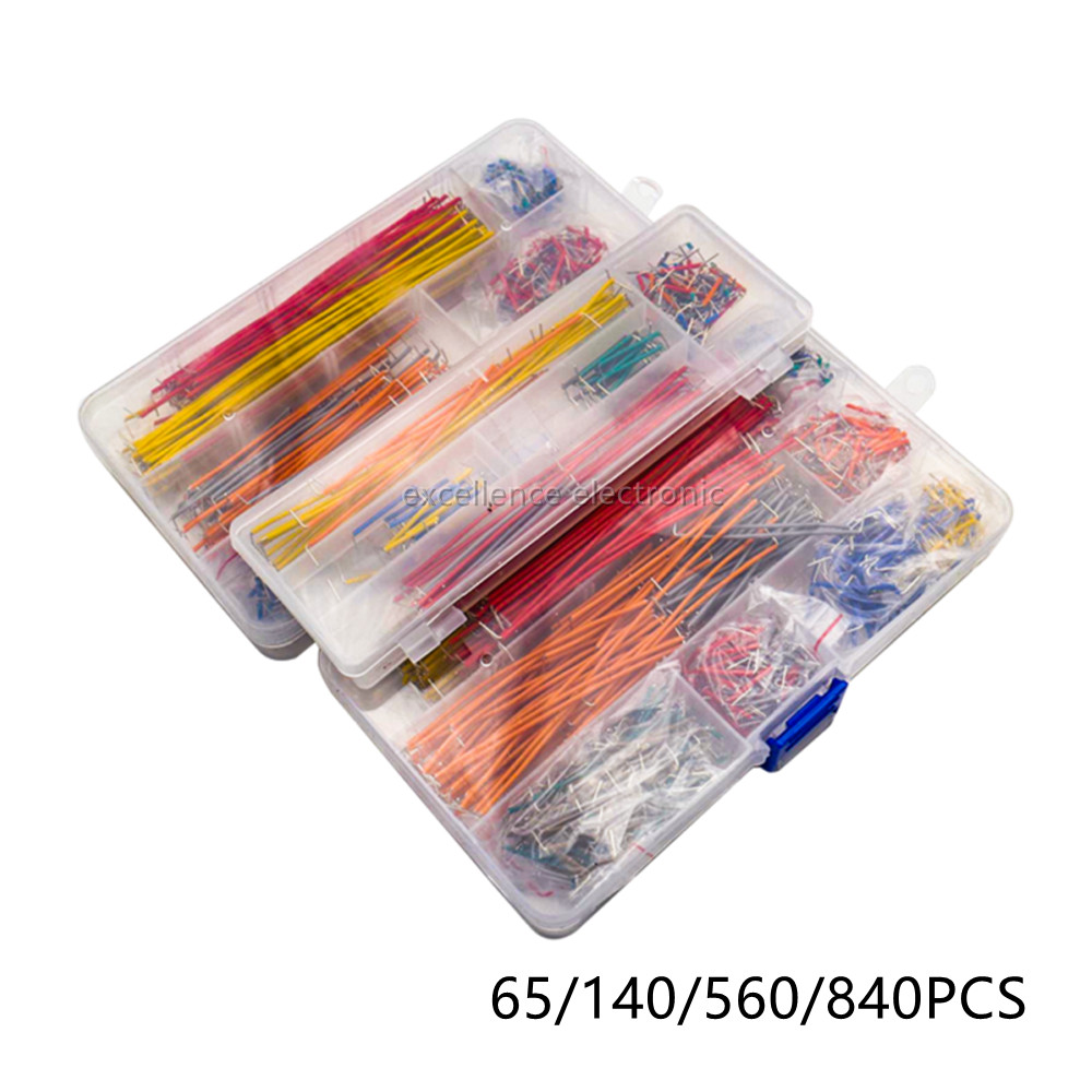 65/140/560/840 adet/kutu Lehim - Breadboard Jumper Wire incelemesi ve fiyatı
