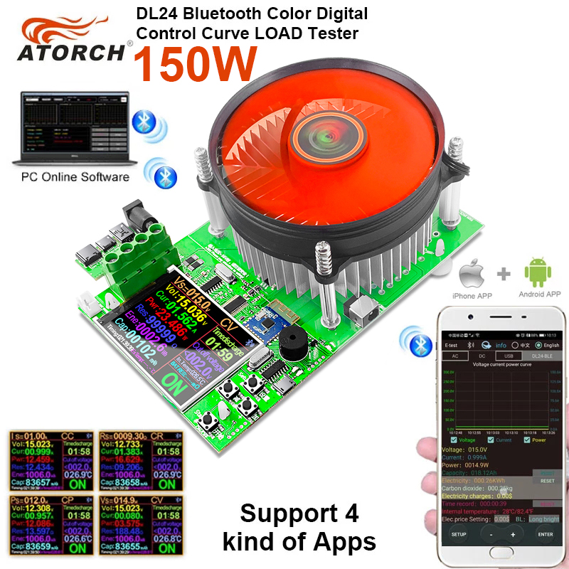 150W/180W Elektronik Lityum Yü - Diy Electronic Load incelemesi ve fiyatı