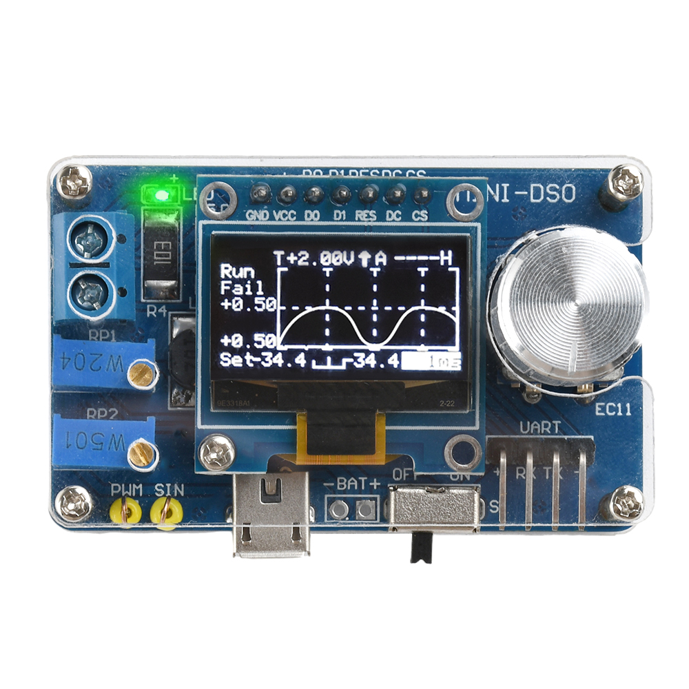 DIY Mini Dijital Osiloskop Ele - Oscilloscope Dso Mini incelemesi ve fiyatı