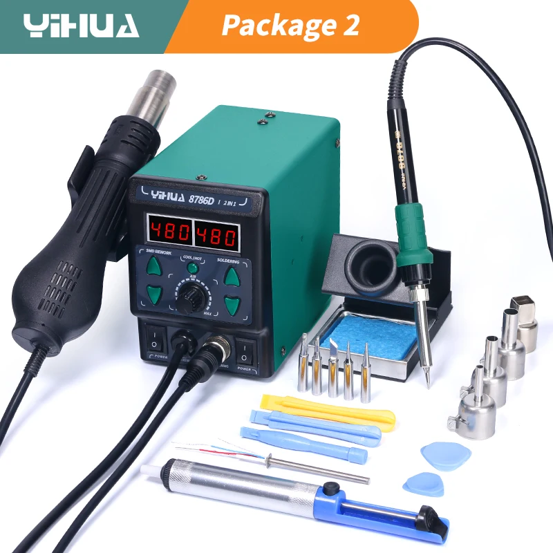 YIHUA 8786D havya Sıcak Hava L - Diy Electronics Tools incelemesi ve fiyatı