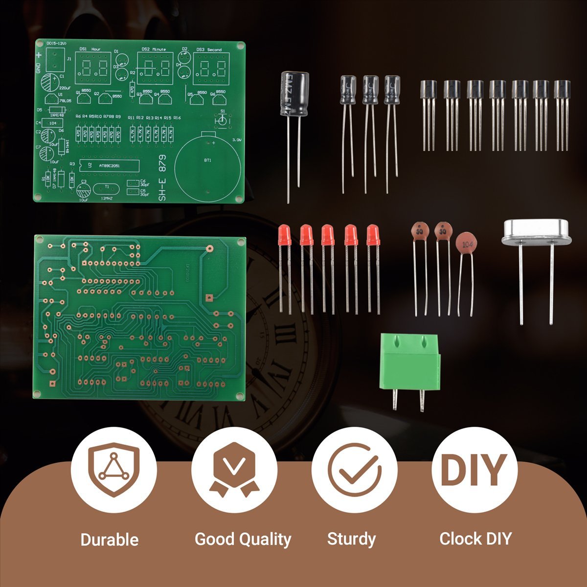 A003 AT89C2051 6 Dijital LED E - Diy Electronics Flux incelemesi ve fiyatı