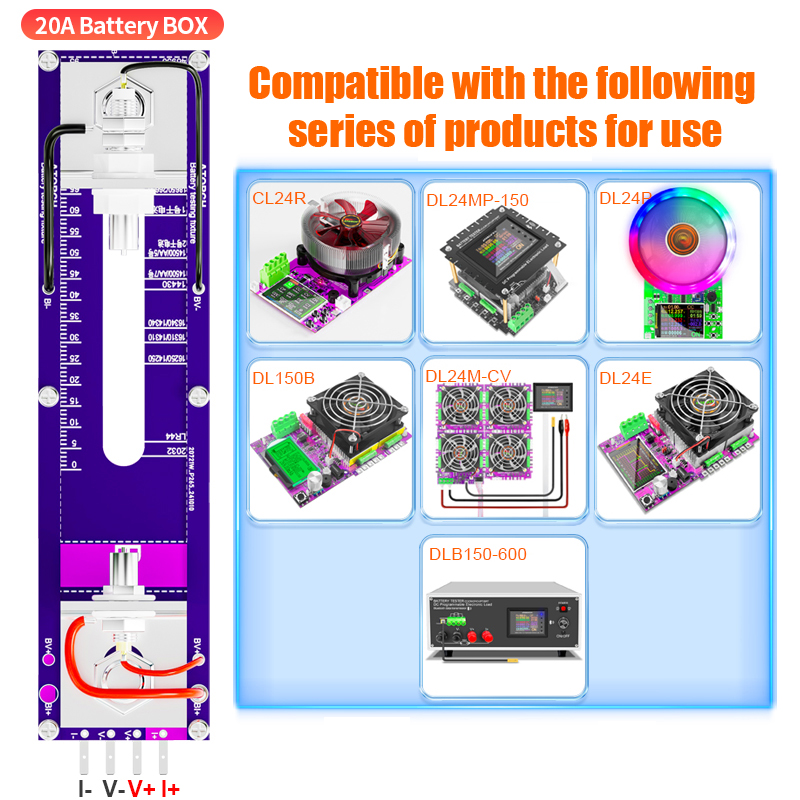 ATORCH 20A 4 çakarlı Pil Test  - Diy Electronic Load incelemesi ve fiyatı