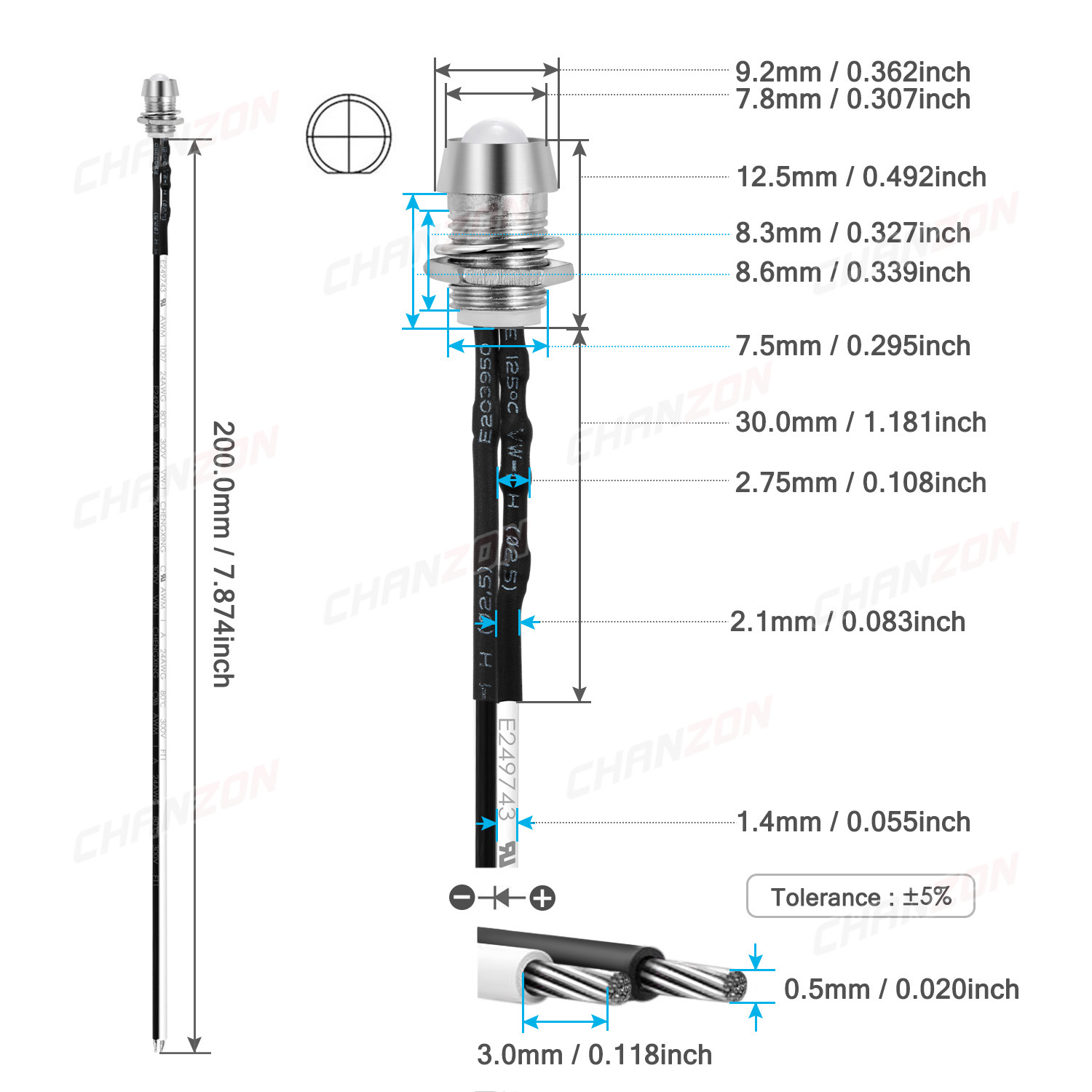 5mm Kablolu LED Kiti 12 V Dağı - Hobby Diy Electronics Kit incelemesi ve fiyatı