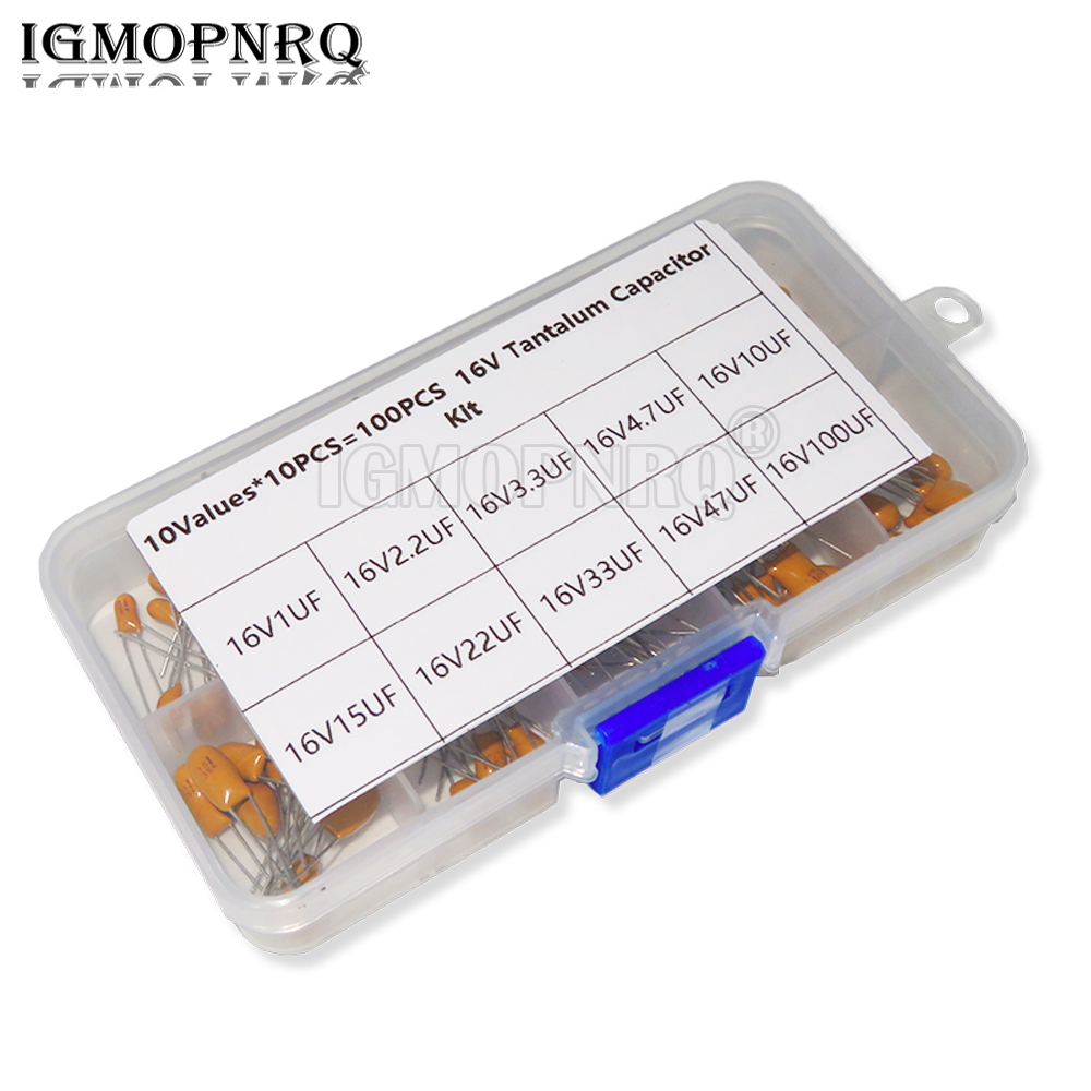 100PCS 10Value*10 Adet 16V Tan - Capacitor Kit Assortment incelemesi ve fiyatı