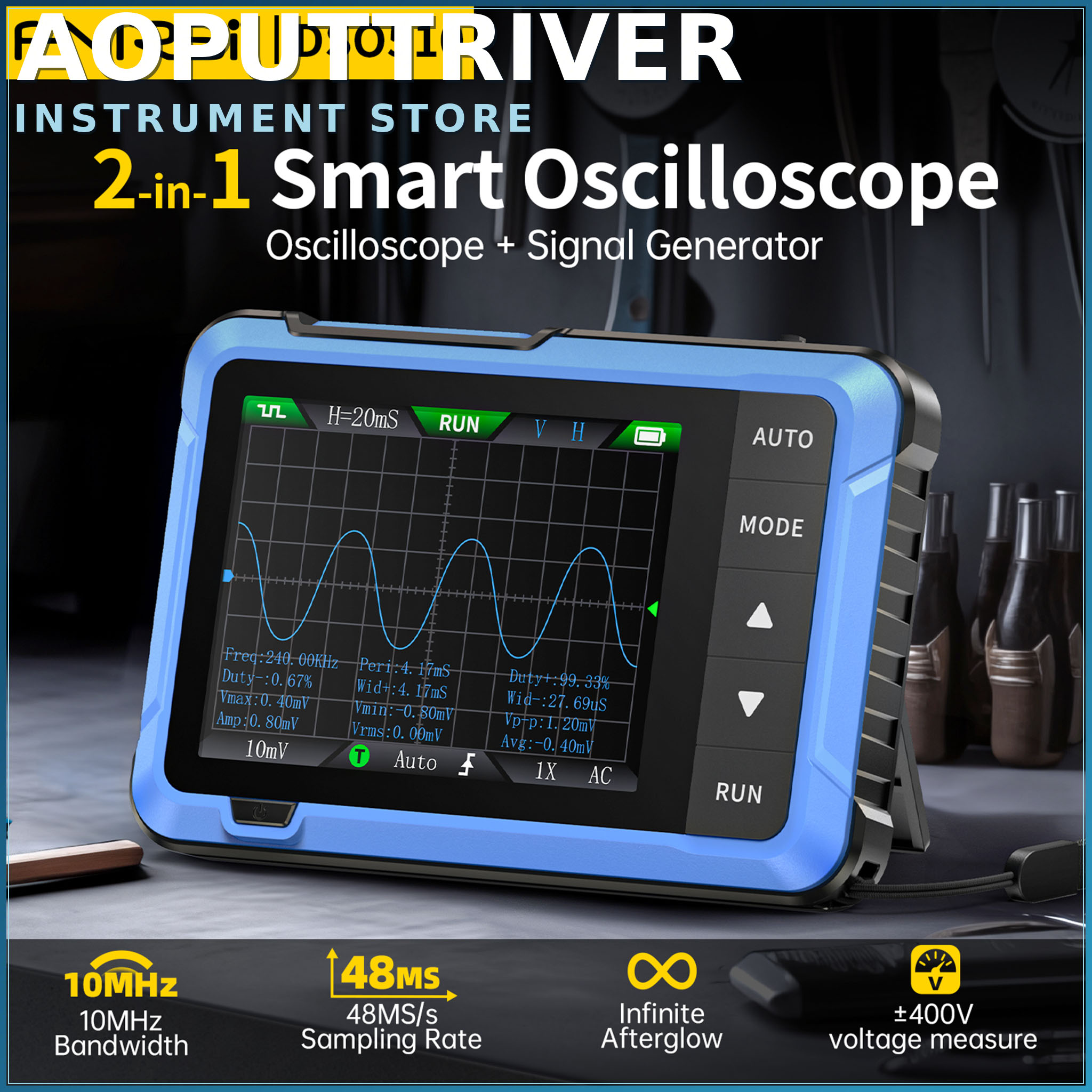FNIRSI DSO-510 El Tipi Dijital - Oscilloscope Dso Mini incelemesi ve fiyatı