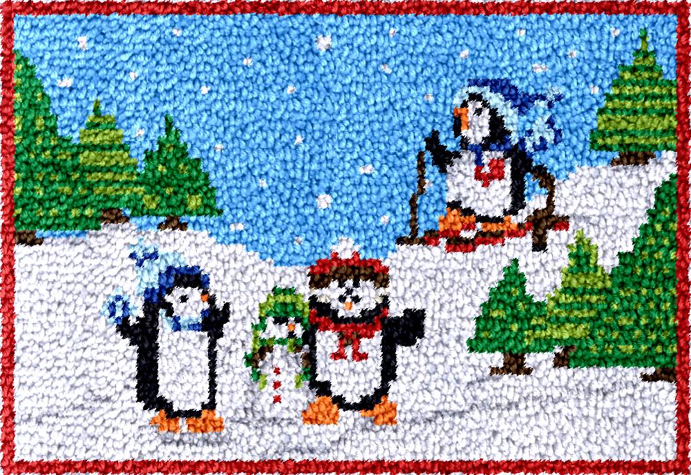 Penguenler Mandalı Kanca Halı  - Hobby Diy Electronics Kit incelemesi ve fiyatı
