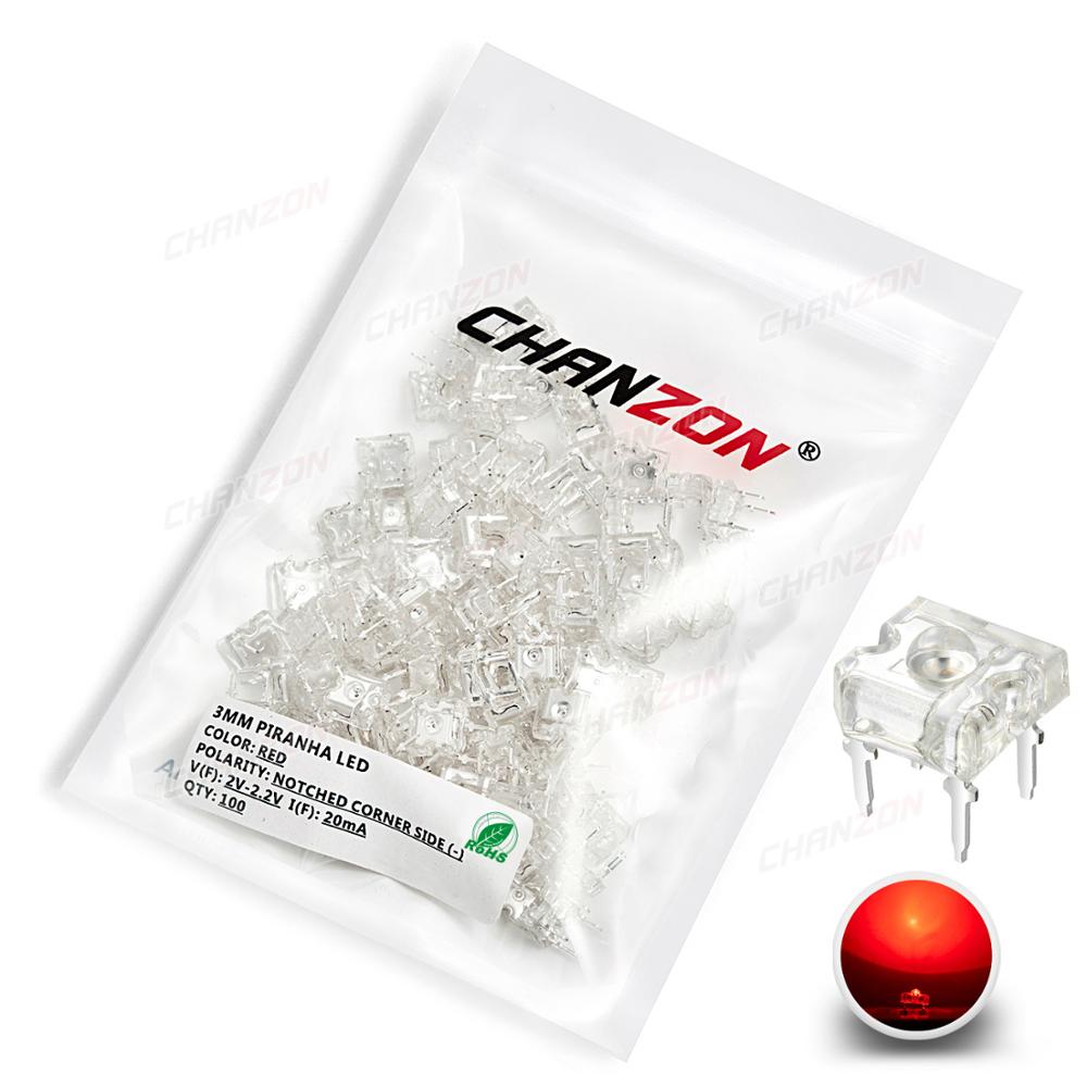 100 adet 3mm LED Piranha Işık  - Diy Electronics Flux incelemesi ve fiyatı