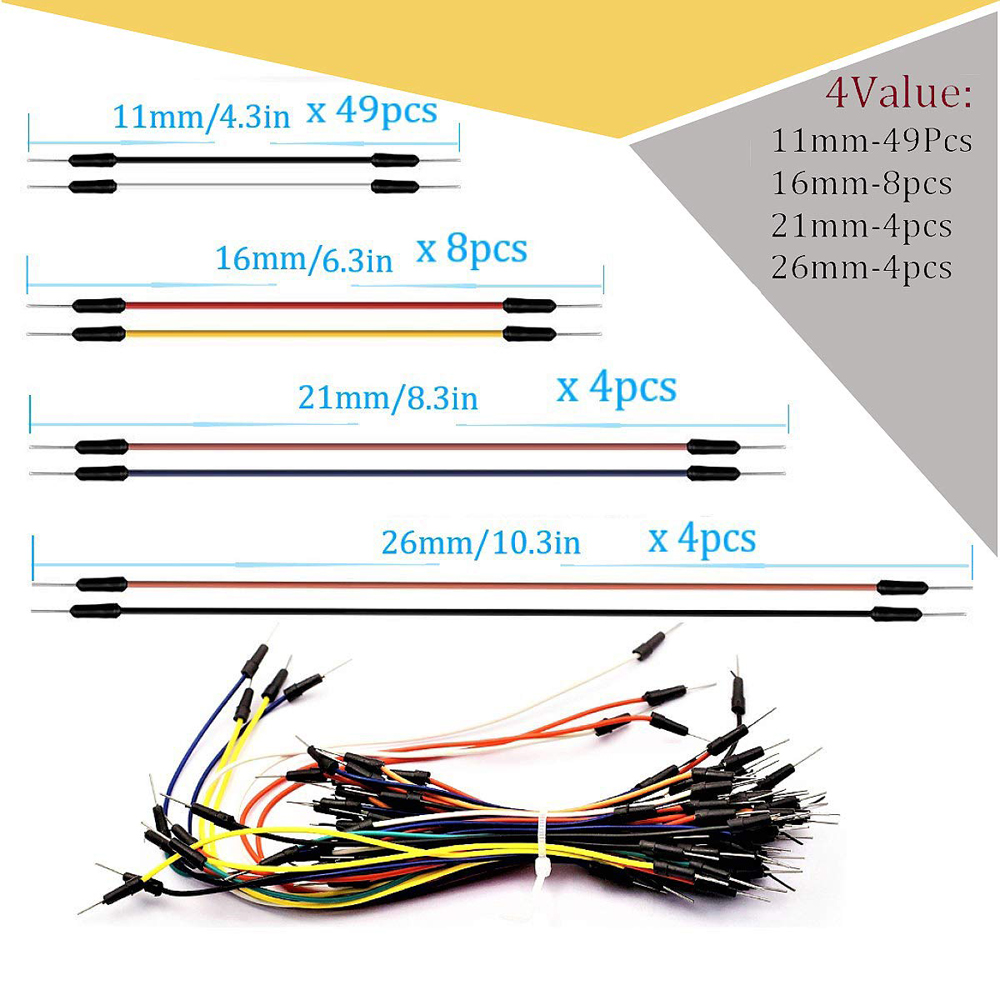 400 Noktalı Ekmek Tahtası + 65 - Breadboard Jumper Wire incelemesi ve fiyatı
