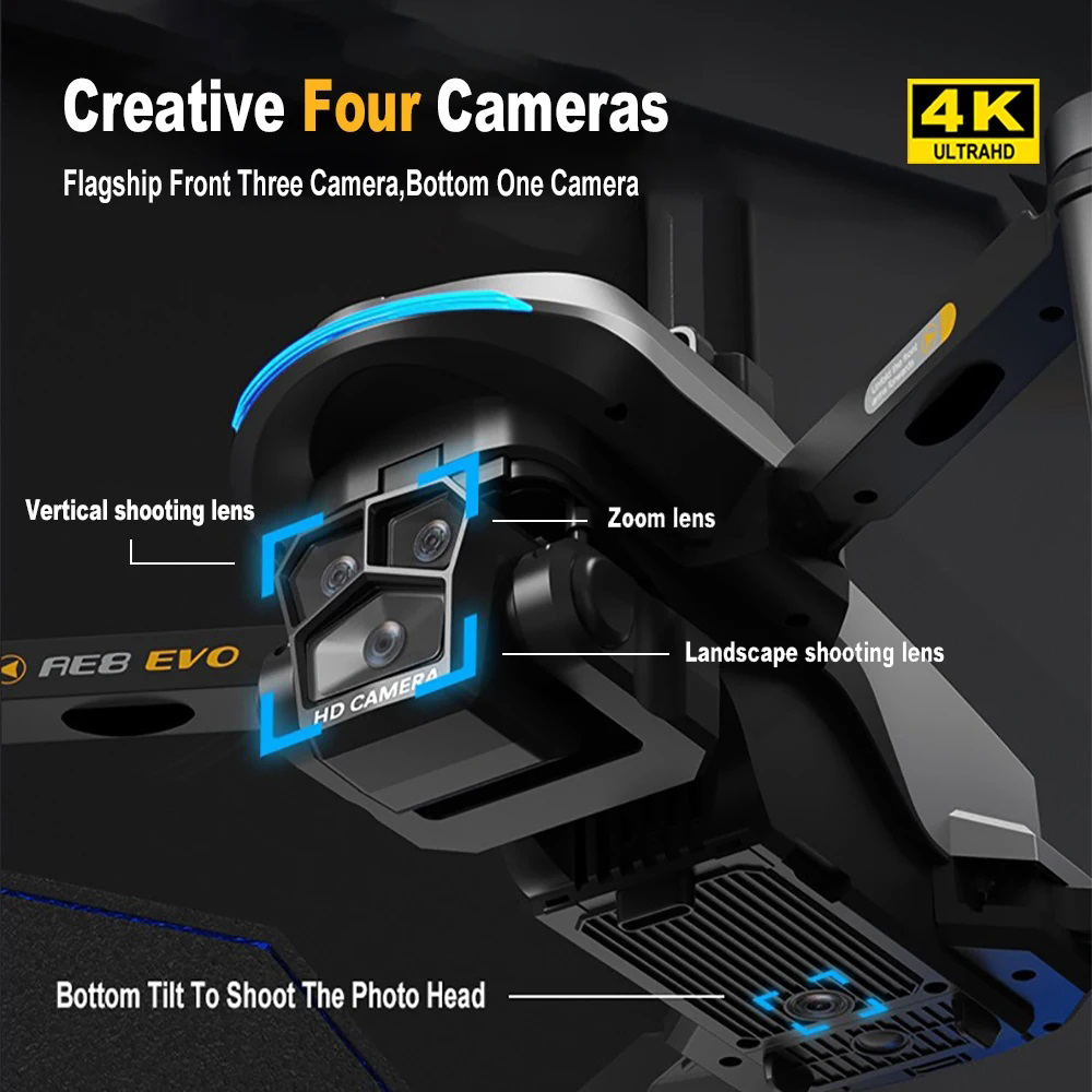 AE8 EVO Drone GPS 8K Profesyon - Diy Drone Electronics incelemesi ve fiyatı